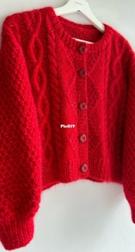 Miss Penelope Cardigan by Saskia Thomas - Gold Freckles