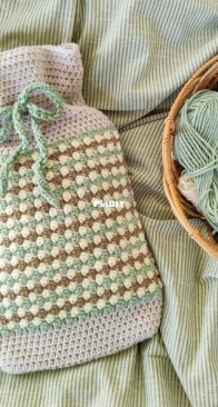Created by Carolien - Bobble Warm water zak - Bobble Hot Water Bottle Cover - Dutch - Free