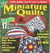 Miniature Quilts N°72 June July 2004