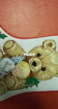 Teddy and Angel stocking by Morehead