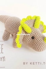 Ketti Toys - Triceratops dinosaur - Translated - Free