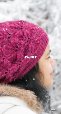 Velvet Dahlia Lace Beret by Deepika - Deetara Designs