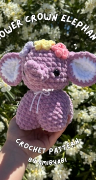 Ami by Abi / Amibyabi - Abigail Hernandez - Flower Crown Elephant