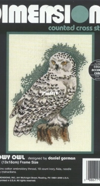 Dimensions 6674 Snowy Owl XSD