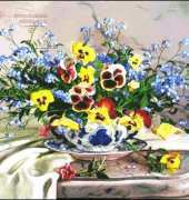 Art-goblen - Pansies