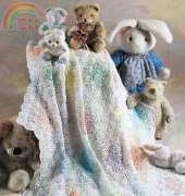 Crochet Home Magazine No.60 Diamond Crib Quilt by Ellen Anderson