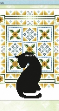Kitty & Me Designs - Cats and Quilts - August by Pam Kellogg