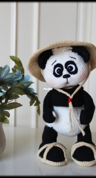 KB love knitting - Ekaterina Borisova - Екатерина Борисова - Panda - Панда - Russian