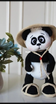 KB love knitting - Ekaterina Borisova - Екатерина Борисова - Panda - Панда - Russian