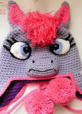 Wistfully Woolen - Karen - Pony Earflap Hat