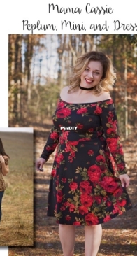 Made for Mermaids - Mama Cassie Peplum,Mini and Dress