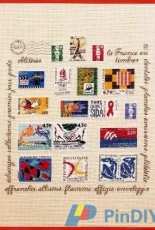 Pique et Pique et Un Diagramme - Les Timbres PCS