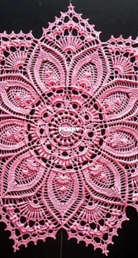 Galyna Borysova - Галина Борисова - Linda Doily - Салфетка Linda - Russian