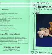 Beardeaux Bears Beary Needle Quiver