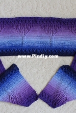 Noelle Stiles - Entwined In Twilight Shawl