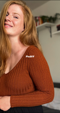 Rust Knitwear - Ellie Shirt by Simone Ryan