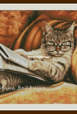Clever Cat by Inna Baydenko / Baidenko Инна Байденко  XSD