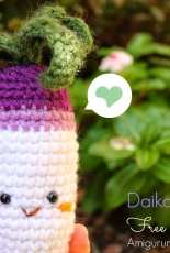 Amigurumi Food - Anneris Kondratas - Daikon Amigurumi - Free