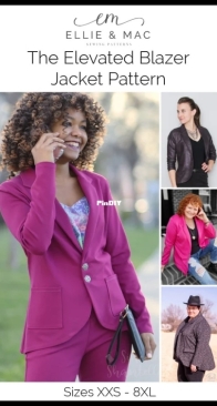 Ellie and Mac - The Elevated Blazer Jacket - Sizes XXS-8XL