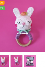 Hobbii Design - Super Cute Design - Jennifer Santos - Kawaii Bunny Ratlle - Dutch - Free