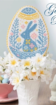 Garden Bunny by Magic Moon Stitch from Just Cross Stitch - Spring 2025 PCS + XSD