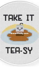 Daily Cross Stitch - Take It Tea-sy