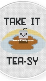 Daily Cross Stitch - Take It Tea-sy