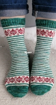 Anna M Socks by Tiina Kuu-Free
