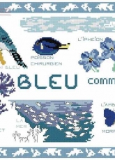 Bleu comme... Couleurs Doudette pat