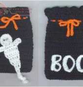 Crochet Memories - Cylinda Mathews - Halloween Bag and Halloween Goody Bag - Free