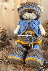 Crochet Bunny Art - Irina Tarasova - Chloe outfit set - Dutch