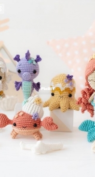 Aradiya Toys - Olka Novytska - Kawaii Ocean Minis - French, Italian, Portuguese, Spanish and English