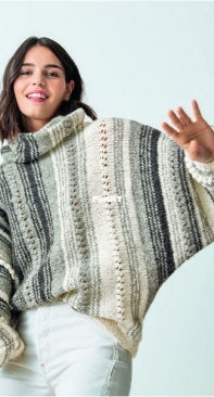 Fiche Modèle Pull Femme Hortense P.Air Pérou