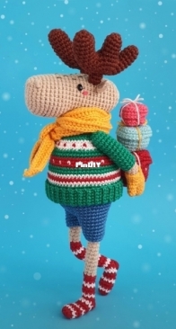 Natura Crochet - Natasha Tishchenko - Kevin the Moose - Any Language (No Russian)
