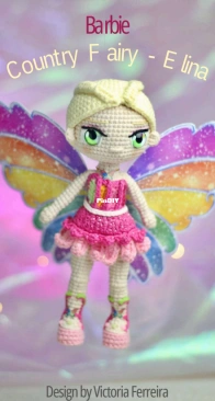Amigurumis da Vit - Vitória Ferreira - Barbie Elina