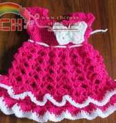 Butterfly Baby Dress by Andree Tünde (PaintCrochet)