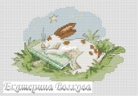 Bunny sleep by Ekaterina Volkova