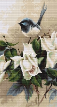 Luca-S B2316 Roses and bird XSD