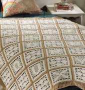 Alphabetically Crochet Afghan by Hartmut Hass
