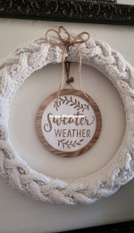 Cozy Winter Sweater Wreath by Denielle Widener-Free