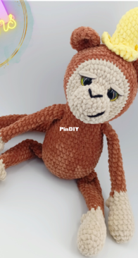 DI Creations - DIAmigurumi - Davina and Ivan - Tango Monkey