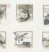 Permin Mini Landscapes - 14-6135 - 14-6136 - 14-6137 - 14-6138 - 14-6139 - 14-61
