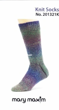 Mary Maxim 201321K Knit Socks