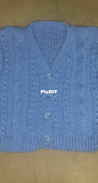 Bobby knitting cardigan