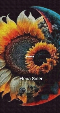 Abakan - Luna y Girasoles by Elena Soler