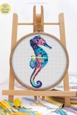 Awesome Pattern Studio 202 - Mandala Seahorse