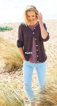 Cardigan and Tank by Stylecraft Yarns-Free