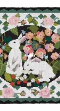 Lattice Garden by Claire Murray from The Stitchery Magazine May 1997