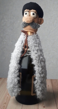 Sándor the Hungarian Shepherd Bottle Topper by ildikko