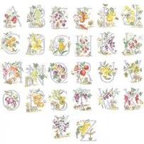 Les Brodeuses Parisiennes - Le grand ABC Fruite XSD & PCS